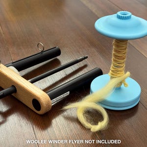 Bobina para rueca compatible con el devanador WooLee Regular para Ashford Joy