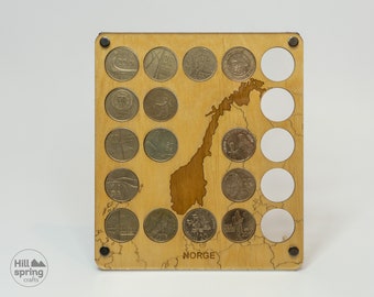 Coin holder for Norway 20 Krone commemorative coins | Norge