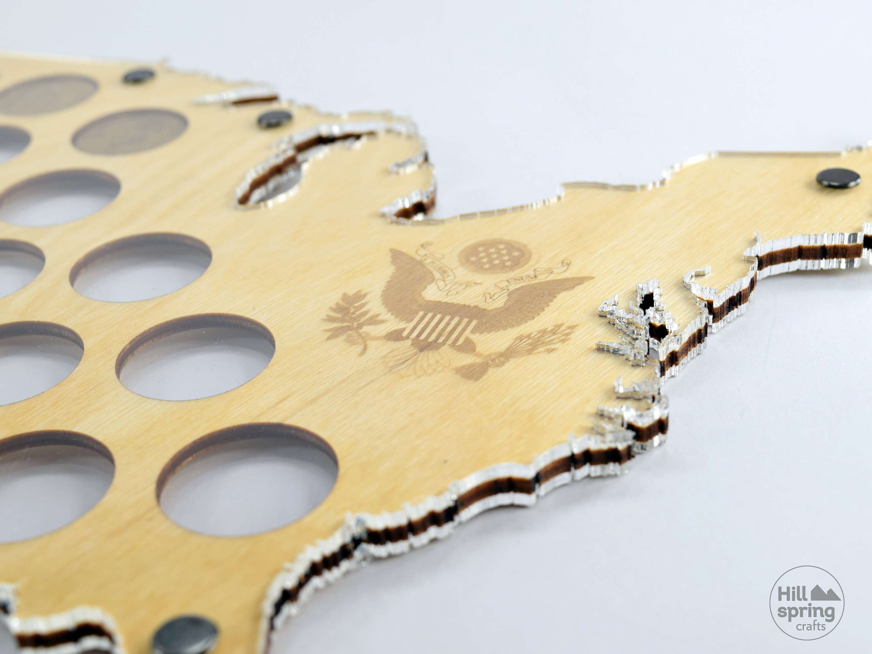 US Presidential dollar coin holder for 40 coins Etsy