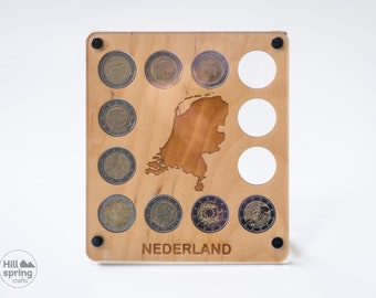 Coin holder for European Union 2 Euro commemorative coins | Netherlands | Nederland