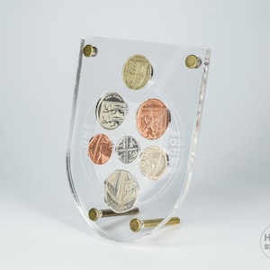 Pound sterling coin holder - The Royal Shield of UK