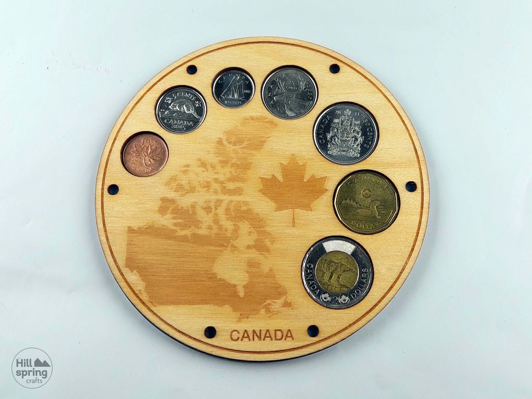Canadian 2 Dollar Perspex/Acrylic Coin Display Case