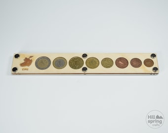 Coin holder for national Euro coins
