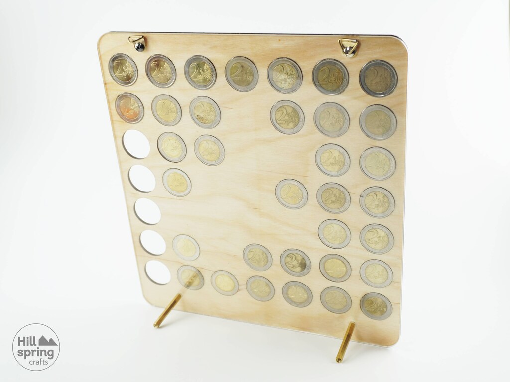 Set Di 6 Cornici Sospese 3D Per Esposizione – Porta Monete, Gioielli E Oggetti Da Collezione – Design Nero, Dimensioni 7x7 Cm, Antipolvere E Anti Graffio