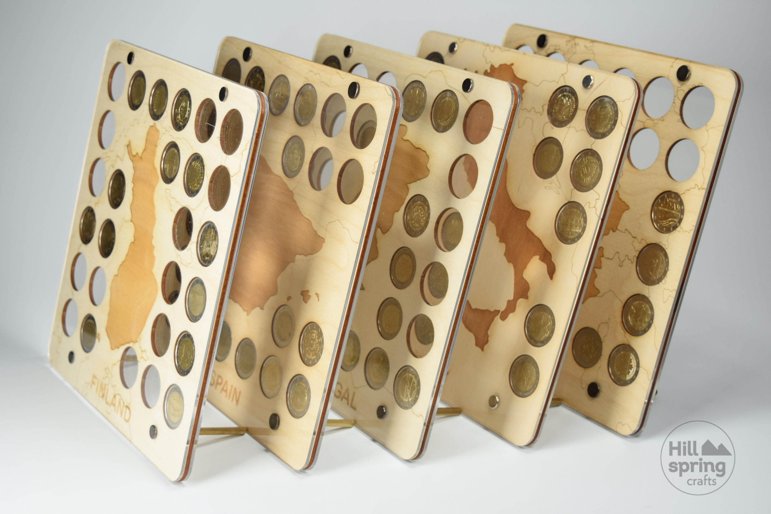 2 EURO Commemorative Coin Holder for SPAIN or Other Country Etsy