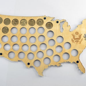 US Präsidial Dollar-Münzhalter für 40 1 Dollar Münzen