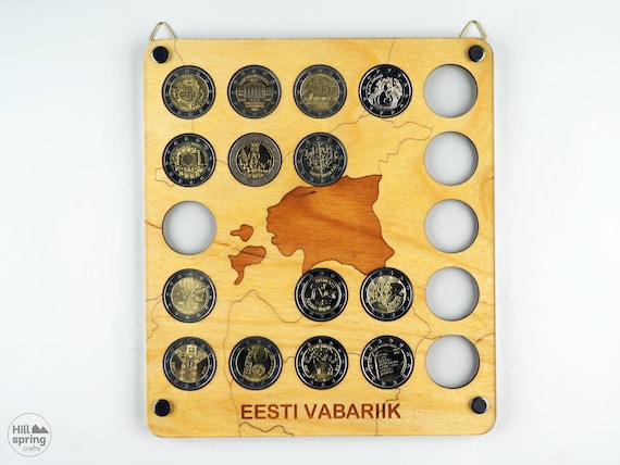 Espositore in plexiglass per monete commemorative da 2 euro -  Italia