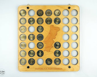 Portugal 2 Euro Commemorative Coin Display, Case, Holder, Numismatic supply