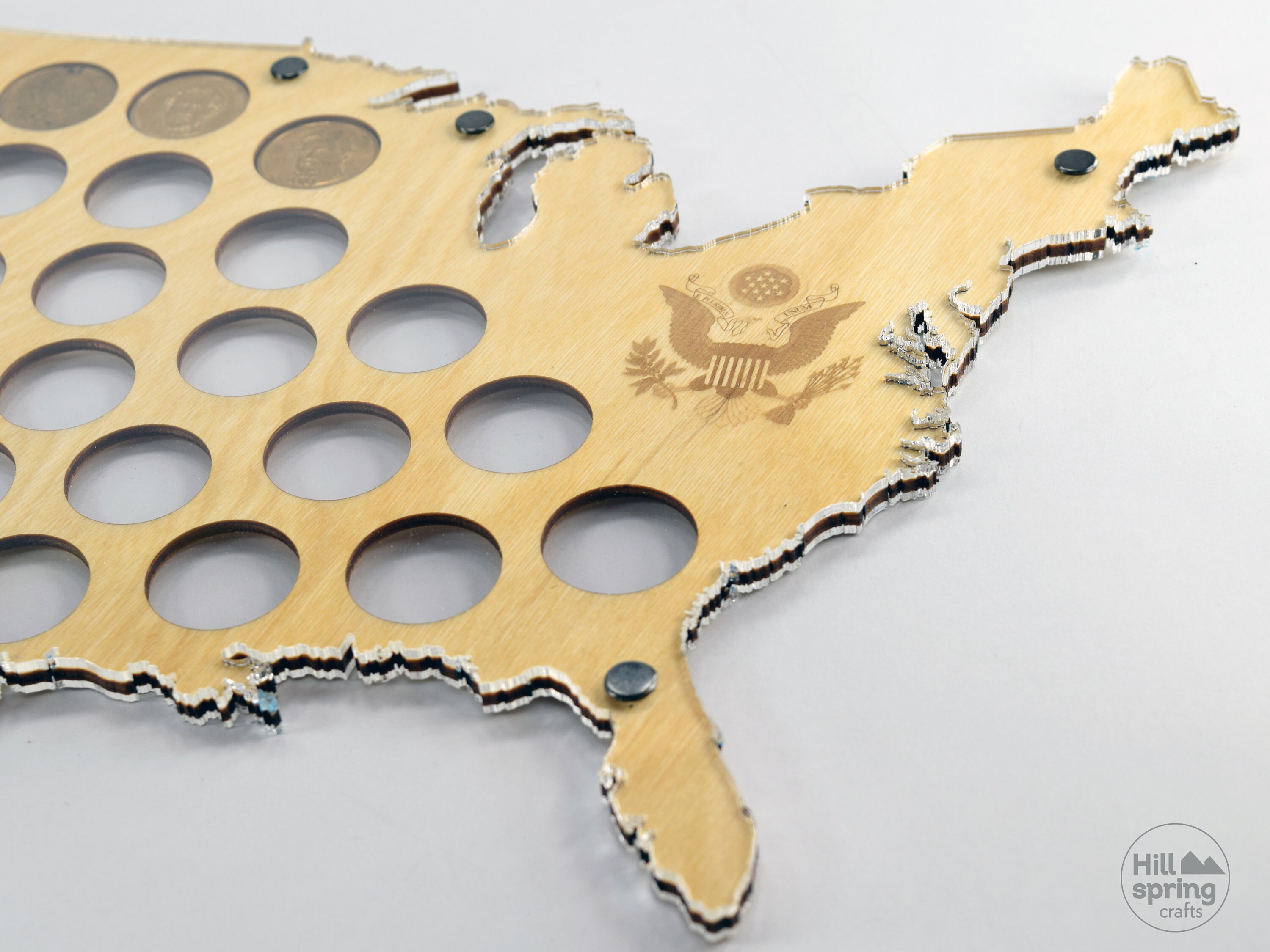 US Presidential dollar coin holder for 40 coins Etsy