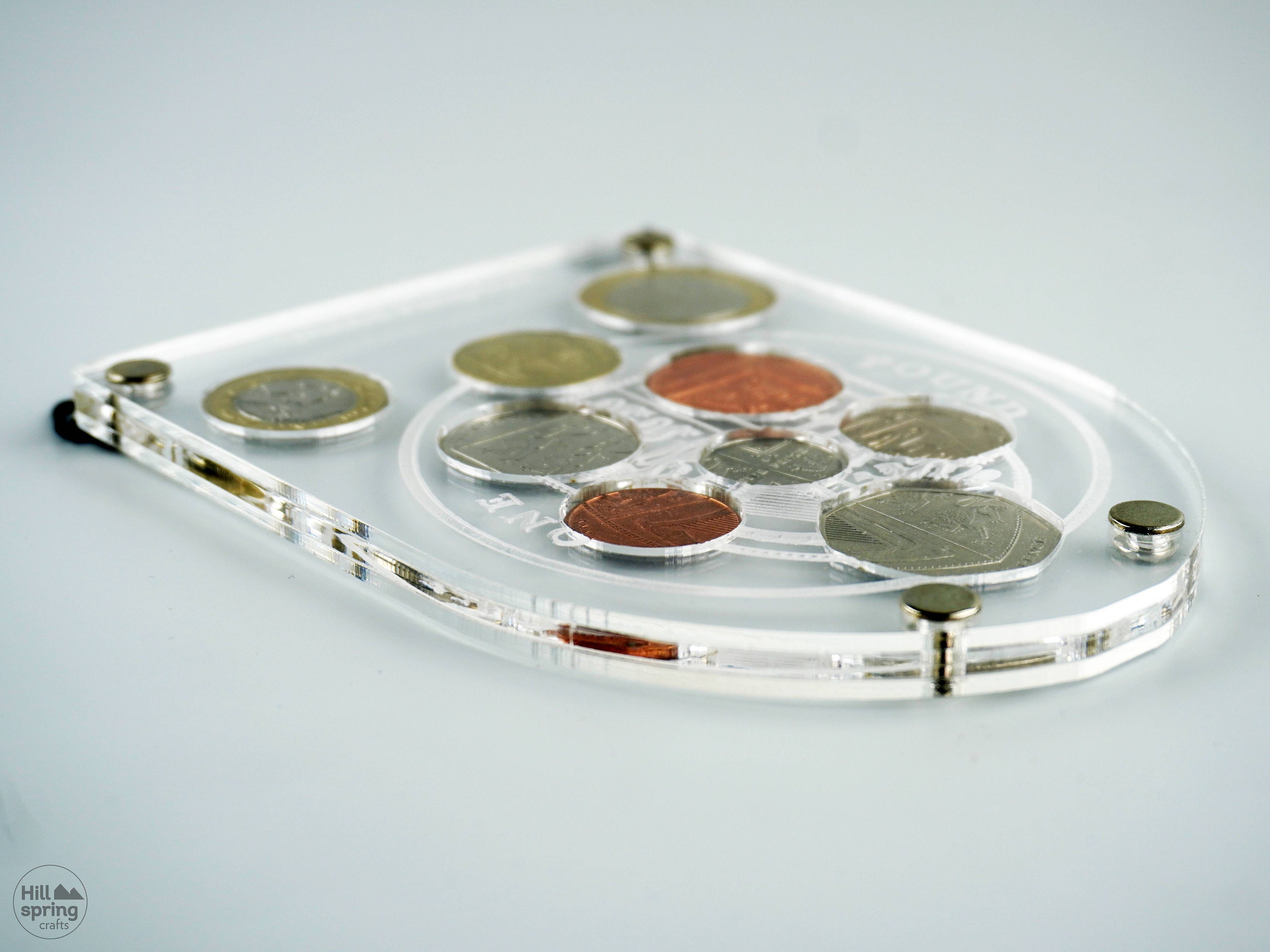 Royal Shield British Coin Display Holder – Numismatic Gift For UK Coin Collectors, 50p - View #4
