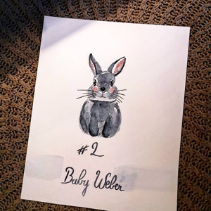 Personalised baby illustration