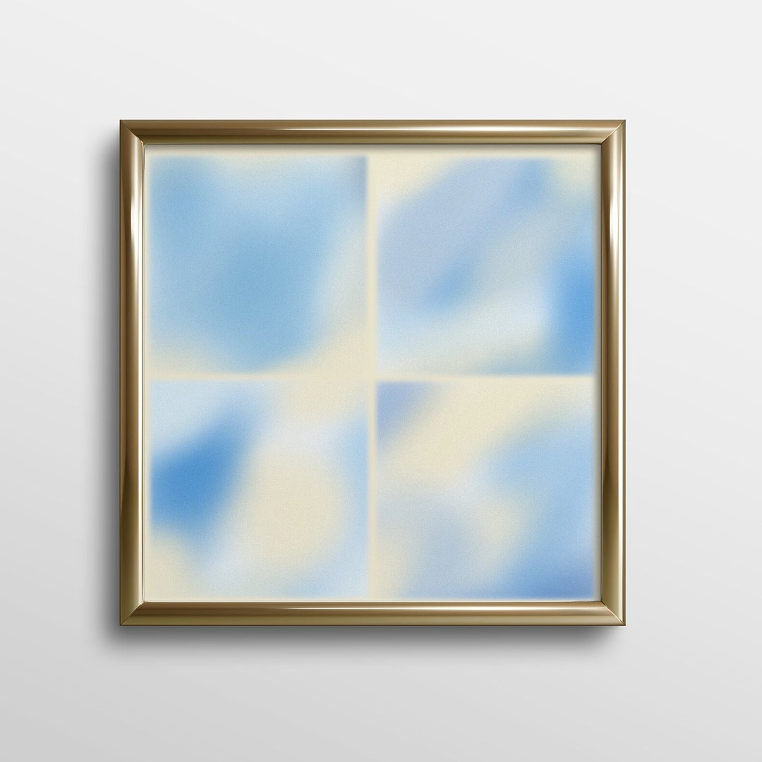 GC045 Gradient Print Art, Pastel Art Prints, Danish Pastel, Angel Aura