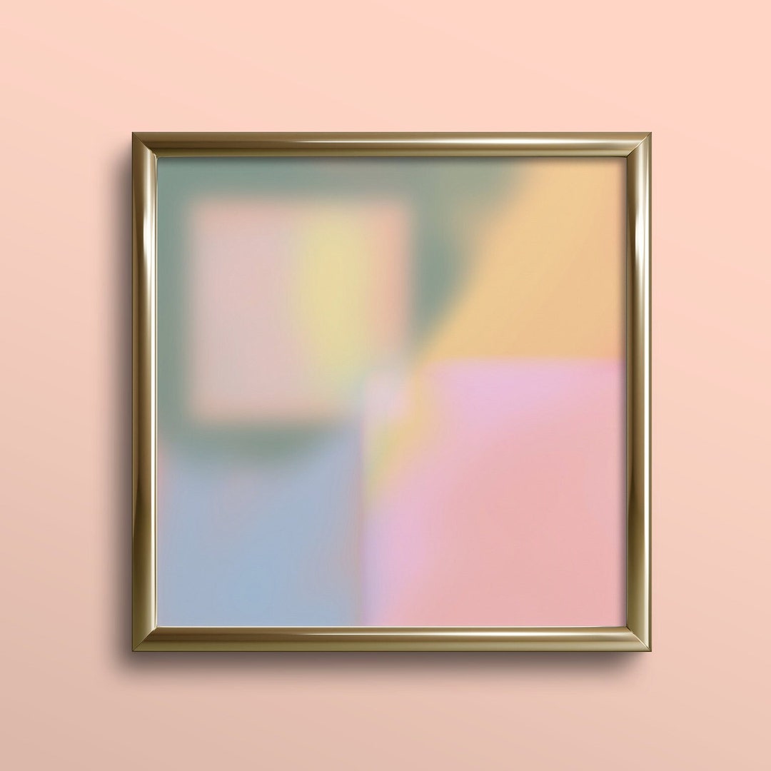 GC033 Gradient Print Art, Pastel Art Prints, Danish Pastel, Angel Aura