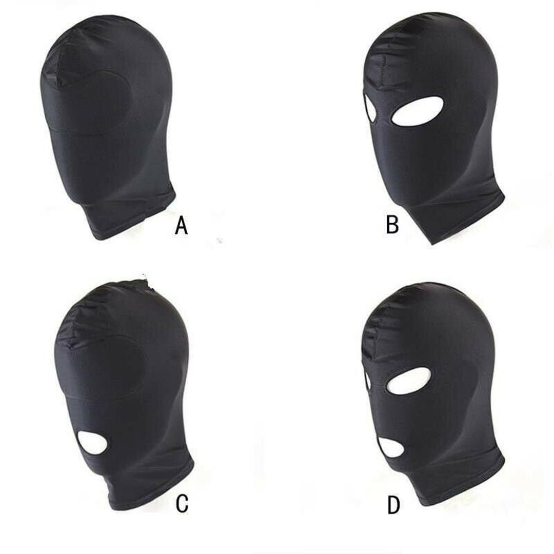 Gimp Mask, GIMP Hood Sensory Depravation Mask, 4 Styles Buy 1 to 4 Adult Cosplay Face Mask