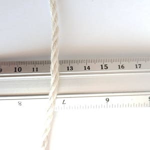 4mm macrame cord 260m Twisted cotton rope 1,5 kg Macrame rope. 175m Macrame cord 1 kg cotton cord 3 strand macrame rope. Cotton string yarn image 6