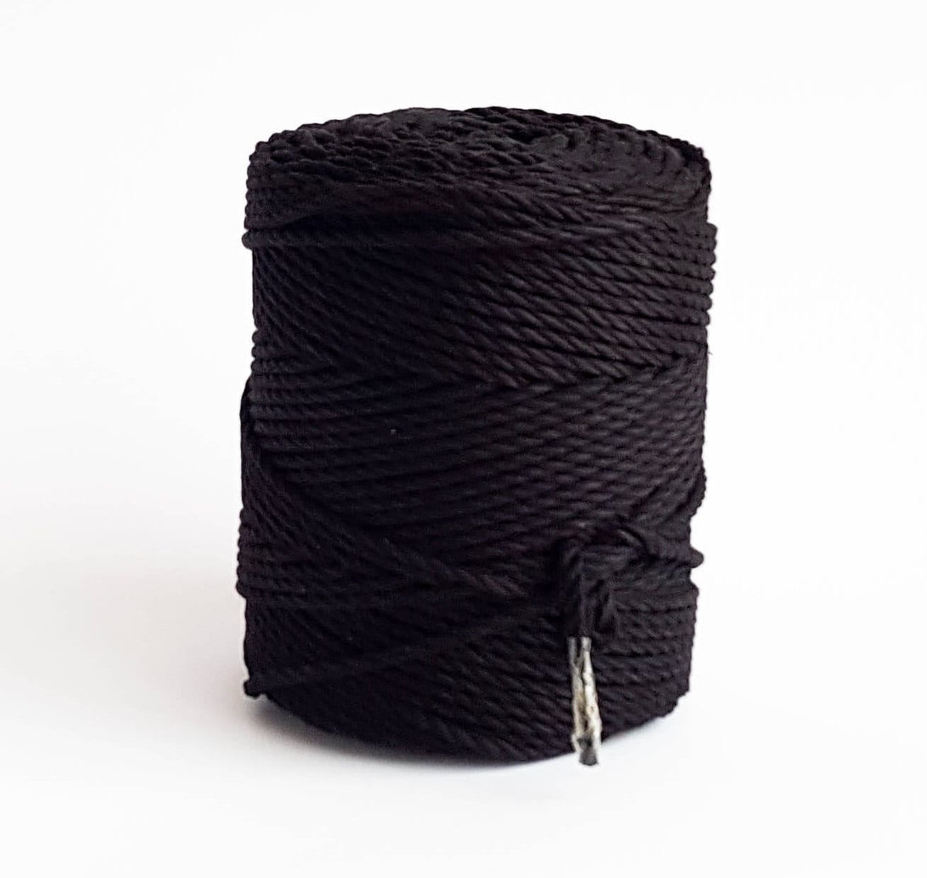 BLACK macrame cord 180 m cotton cord 4mm macrame cotton cord Etsy