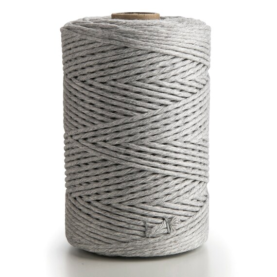 Macrame Cord 4mm Cotton Rope. 3 Kg Twisted Cotton Rope. About 520