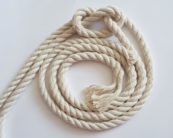 Makramee Schnur 12 mm/ 10 mm/ 8 mm Makramee Seil; Makrameeschnur 8 mm Makramee-Seil; geflochtenes Baumwollseil; 10 mm Seil gedrehte Baumwollschnur; Makramee Seil