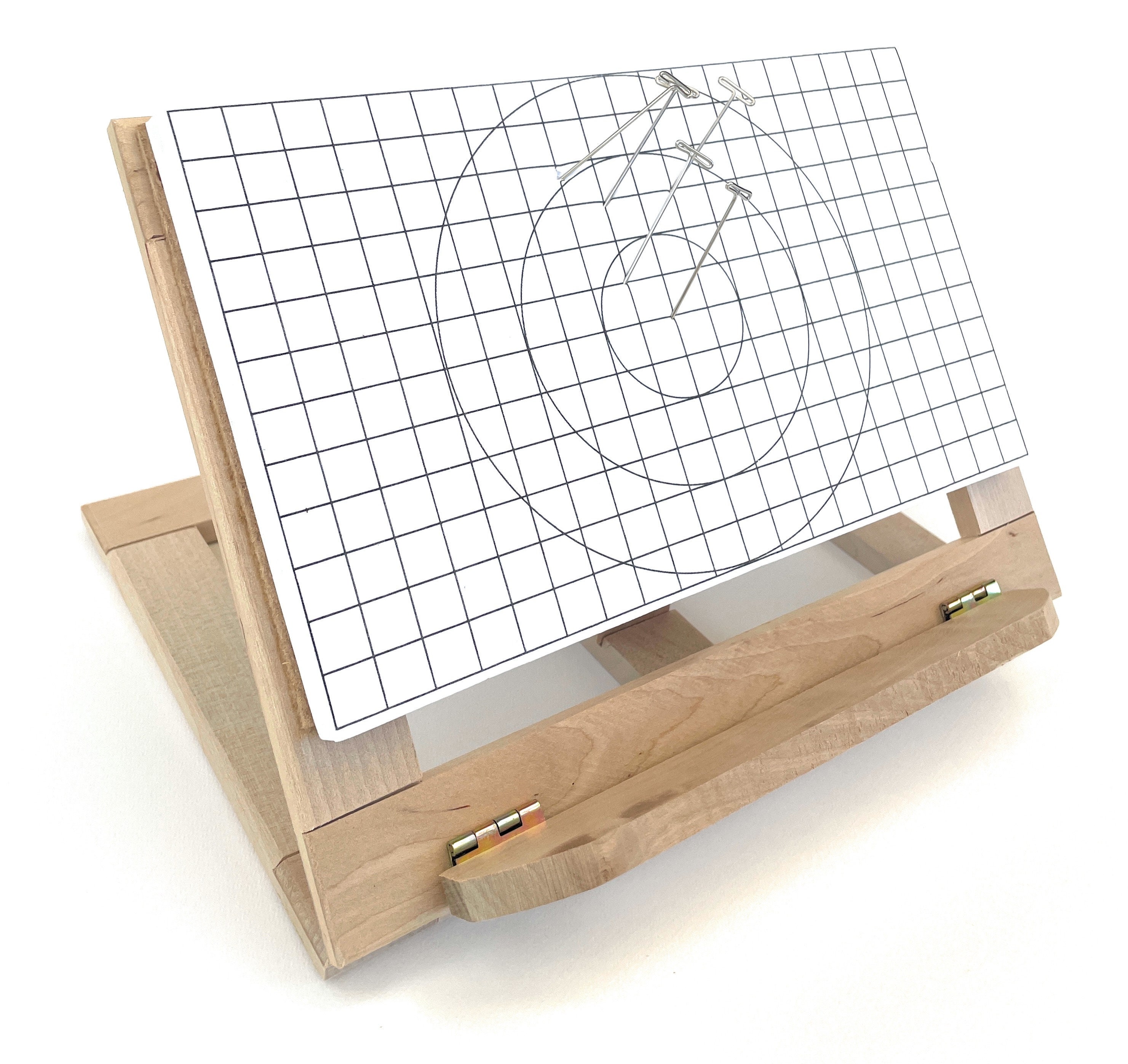 Macrame Board Portable with Grids Reusable Wooden Macrame