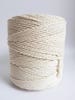 3 mm cotton rope. 1.5 kg Twisted cotton rope. Macrame rope. Macrame cord about 410 m cotton cord 3 strand rope 130 m Cotton string 0,5 kg 