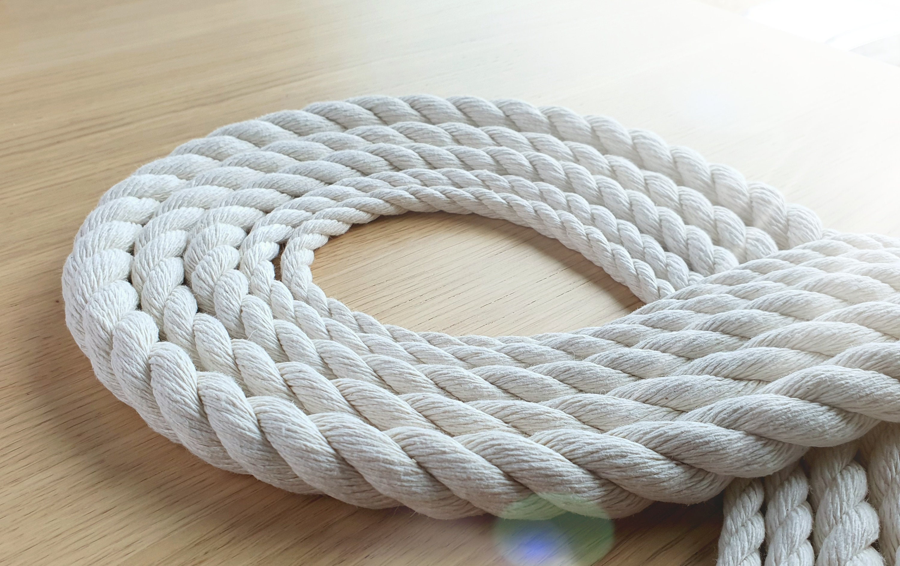 Cotton Rope 30m / 98 Ft 8mm/ 10mm /12mm/ 14mm/ 16mm Natural Etsy New