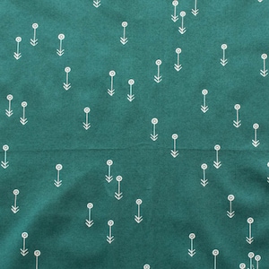Desert Flowers Forest Poplin - 100% Premium Cotton Fabric - Birch Fabrics - Charlie Harper Desert Flower Collection - Poplin Quilters Fabric bild 1