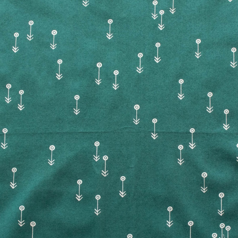 Desert Flowers Forest Poplin - 100% Premium Cotton Fabric - Birch Fabrics - Charlie Harper Desert Flower Collection - Poplin Quilters Fabric bild 1