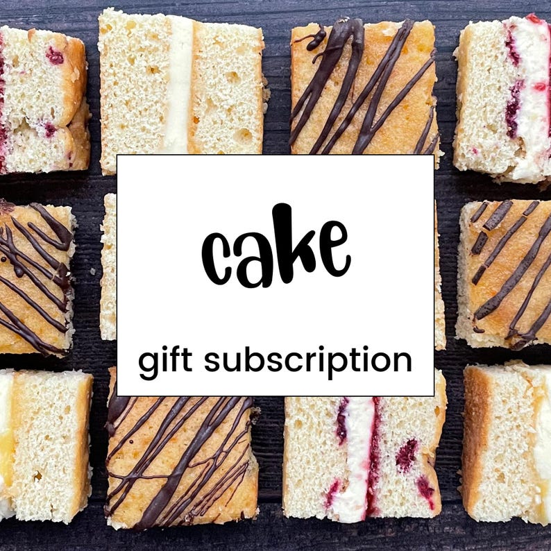 cake subscription gift