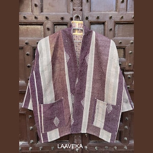 Handmade Vintage Kantha Jacket - Boho Hippie Women&#39;s Coat from Kantha Blanket,Patchwork kantha jacket Cotton kantha coat