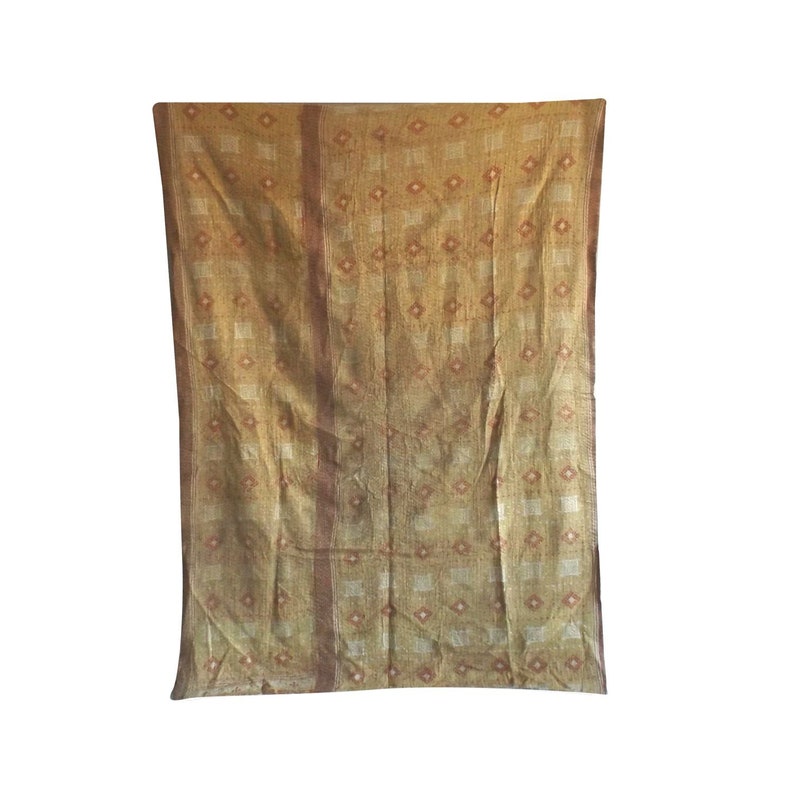 comforter,coverlets,kantha blanket Handmade Vintage kantha quilt,Indian Vintage kantha throw,Recycle fabric boho kantha quilt,bedding