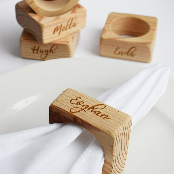 Custom Napkin Ring - Etsy