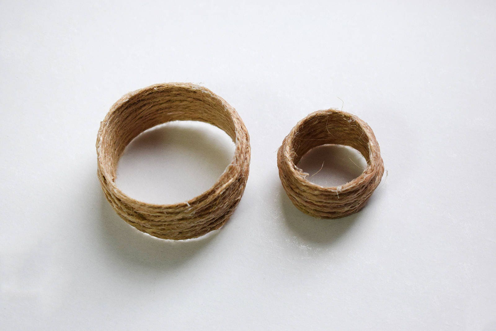 Jute Napkin Ring Rustic Napkin Rings Twine Napkin Rings Etsy UK