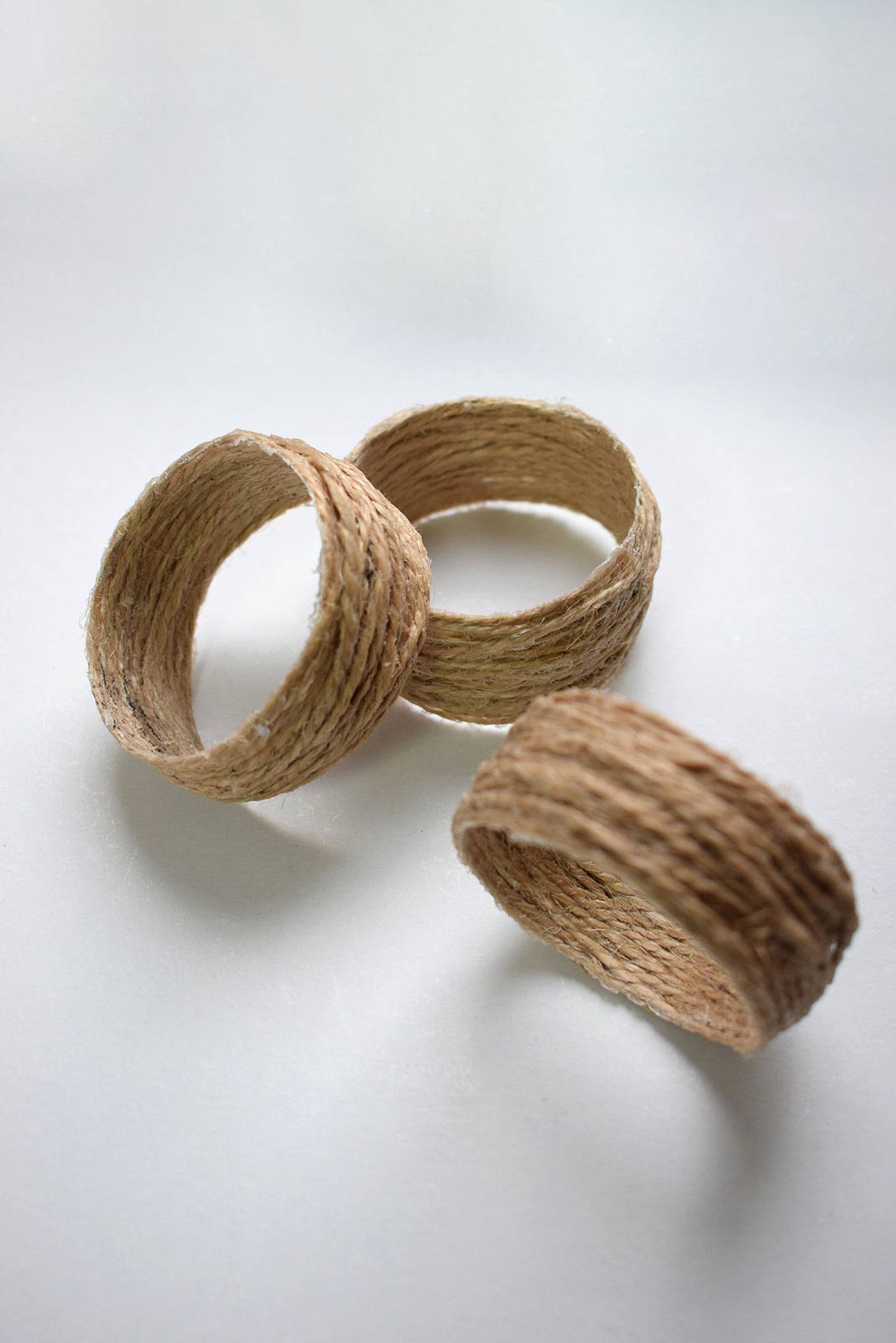 10 Jute Napkin Rings Rustic Napkin Rings Twine Napkin Rings Etsy