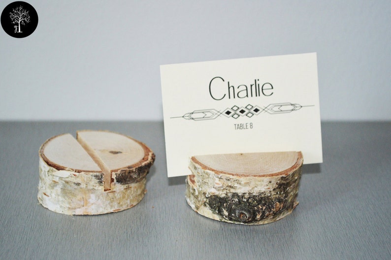 10 PIECES Wedding Place Card Holder Rustic Wedding Decor Etsy