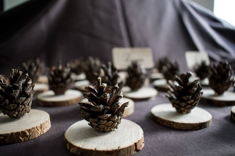 70 PIECES Wedding Name Card Holder Rustic Wedding Decor Etsy