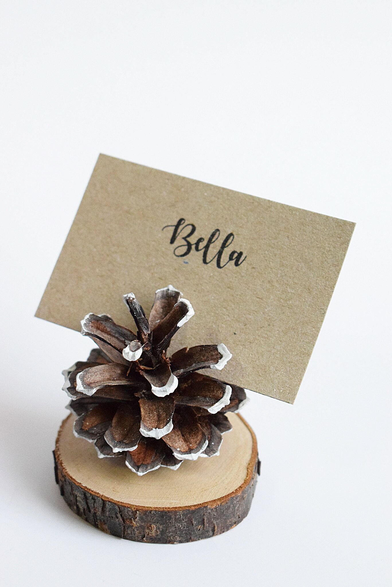 12 PIECES Wedding Name Card Holder Rustic Wedding Decor Etsy