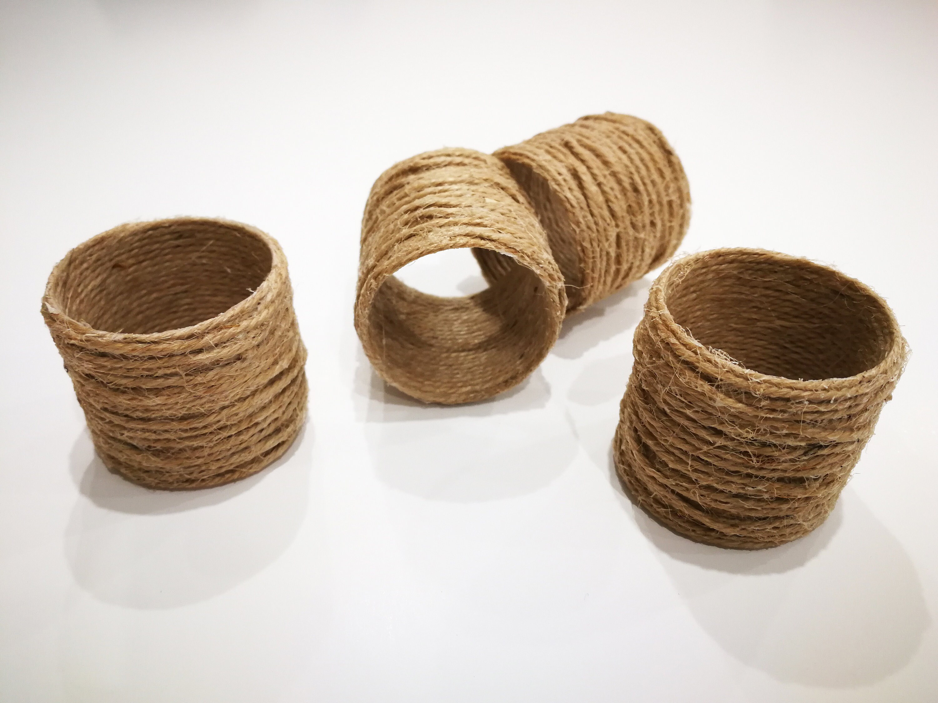 Jute Napkin Ring Rustic Napkin Rings Twine Napkin Rings Etsy