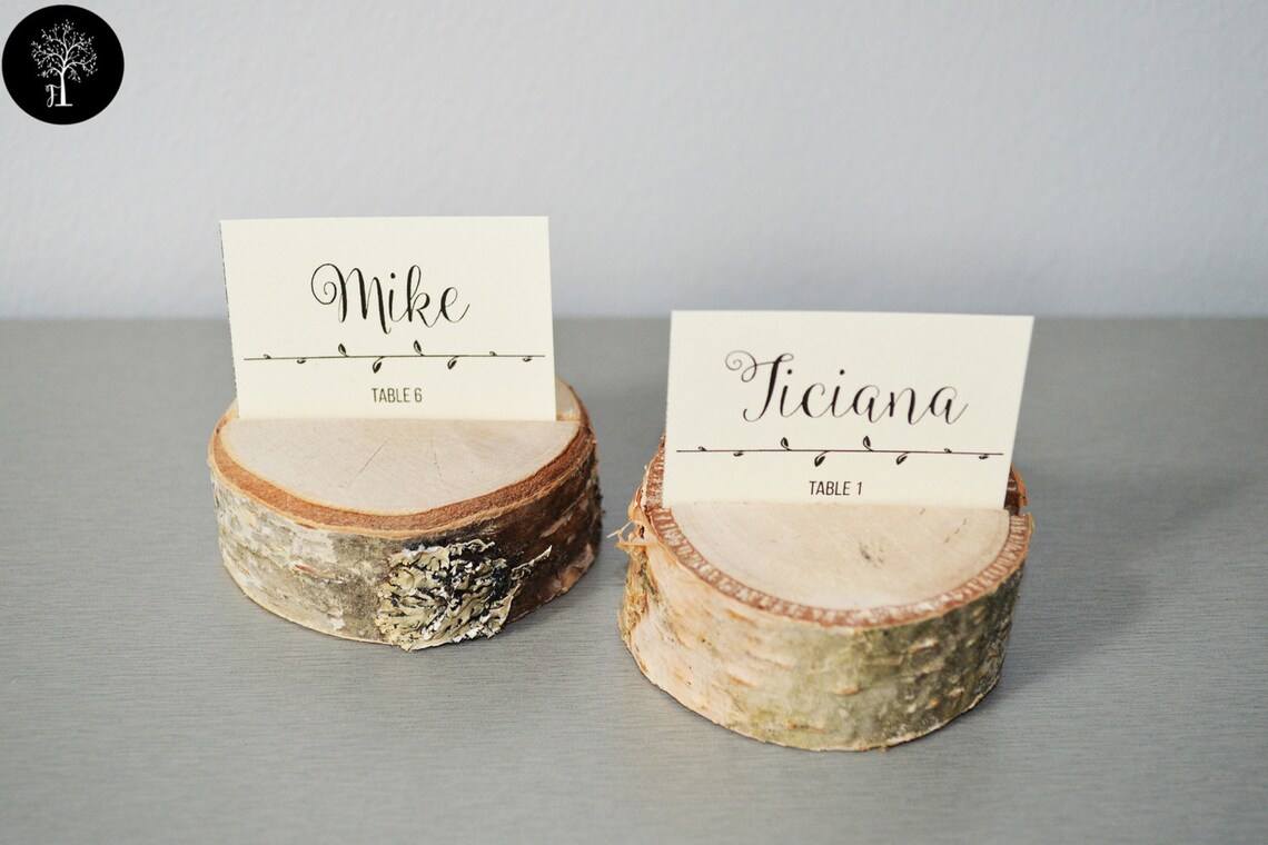 20 PIECES Wedding Place Card Holder Rustic Wedding Decor Etsy