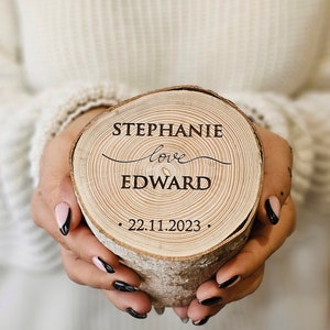 Proposal Ring Box| Rustic Ring Box |  Engagement Ring Box | Ring Gift Box | Ring Bearer Box | Personalized Ring Box | Custom Ring Box