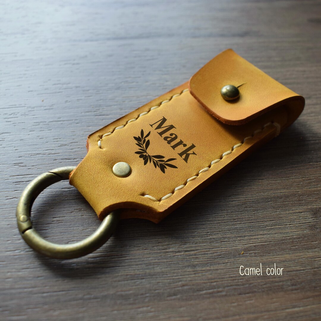 Portachiavi In Pelle Con Chiavetta USB 3.0 Personalizzata – Flash Drive 4/8/16/32 GB, Logo Aziendale
