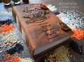 Personalized Leather Recipe Book: Thick Heirloom Cookbook, A5 Size product logo