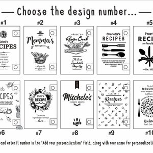 Personalized Leather Recipe Book: A5 Heirloom Cookbook, 450 Pages image 8