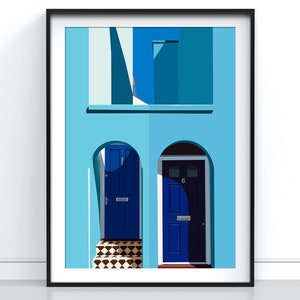 Crescent Place Brighton Poster