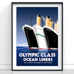 Olympia Klasse Titanic Poster