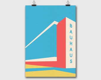デッサウ バウハウス ポスター プリント - Etsy 日本
