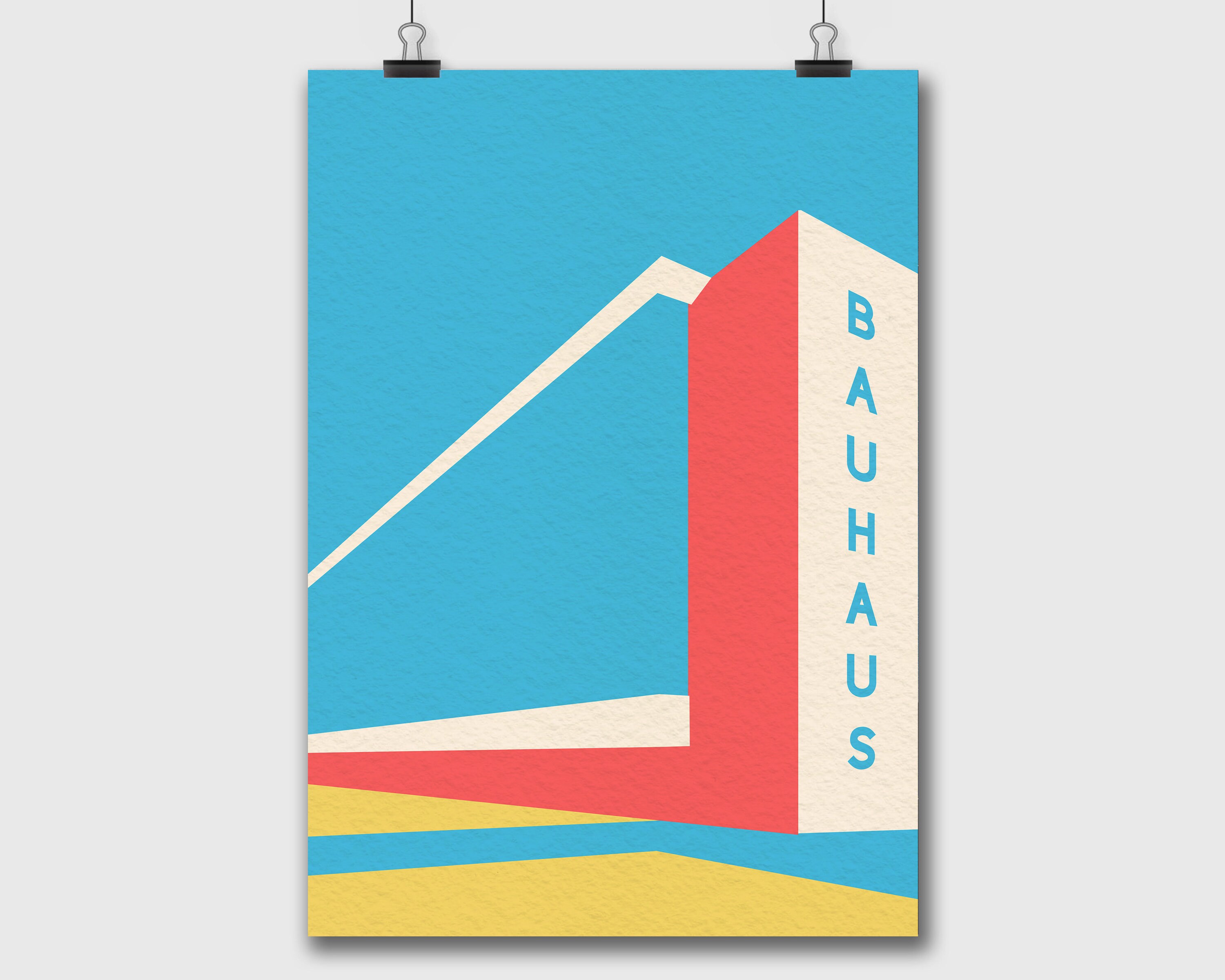 アートポスター バウハウスデッサウ カーテンウォール 送料込 匿名発送 バウハウス『BAUHAUS バウハウス』ドイツ/デッサウ財団公式