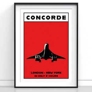 Vintage Concorde Poster