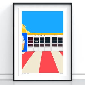 Ice Cream + Rock - Signed Print