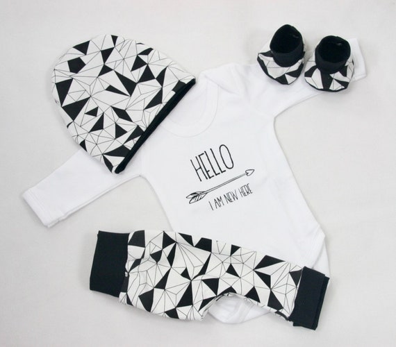 Einfarbig Baby Nach Hause Kommen Outfit Newborn Kleidung Set Etsy