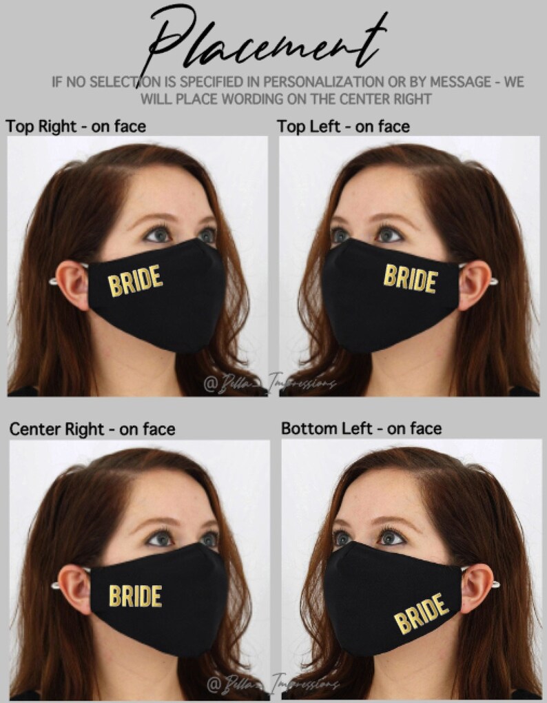 Customizable Face Mask Personalized Name Custom Mask Etsy
